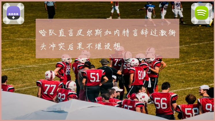 哈队直言皮尔斯加内特言辞过激街头冲突后果不堪设想